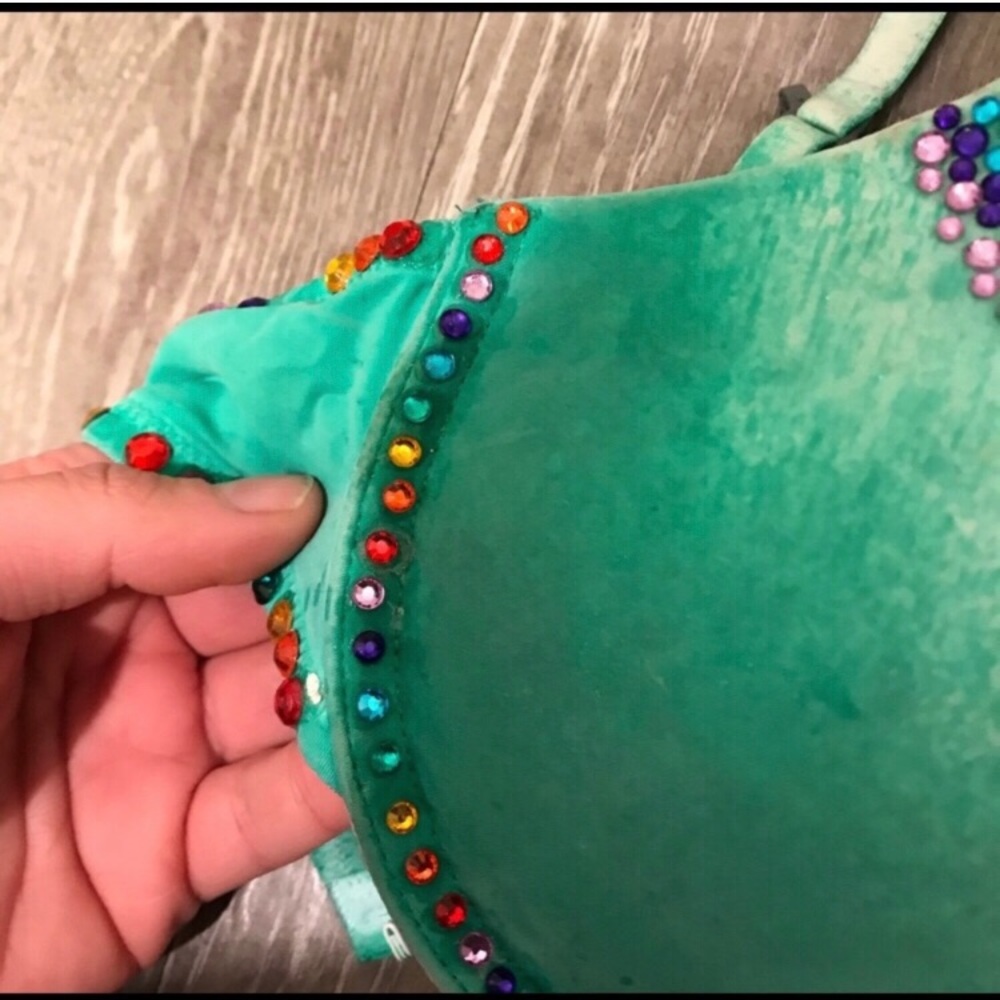 Handmade Rainbow Rave Bra - Picture 5 of 8